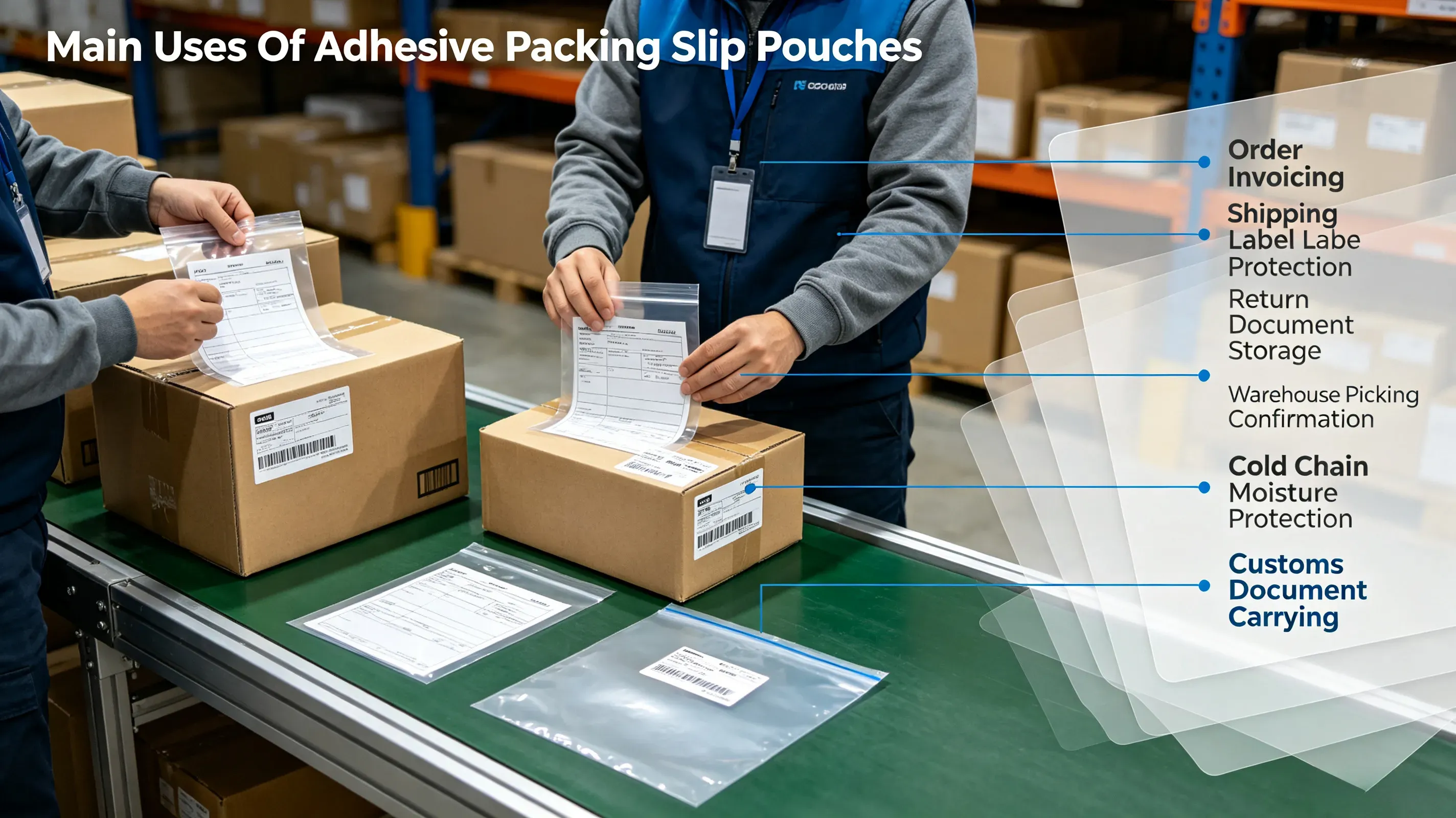 Main Uses Of Adhesive Packing Slip Pouches Main Uses Of Adhesive Packing Slip Pouches